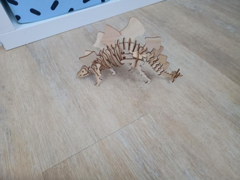 Houten Stegosaurus knutselpakket, Ophalen of Verzenden