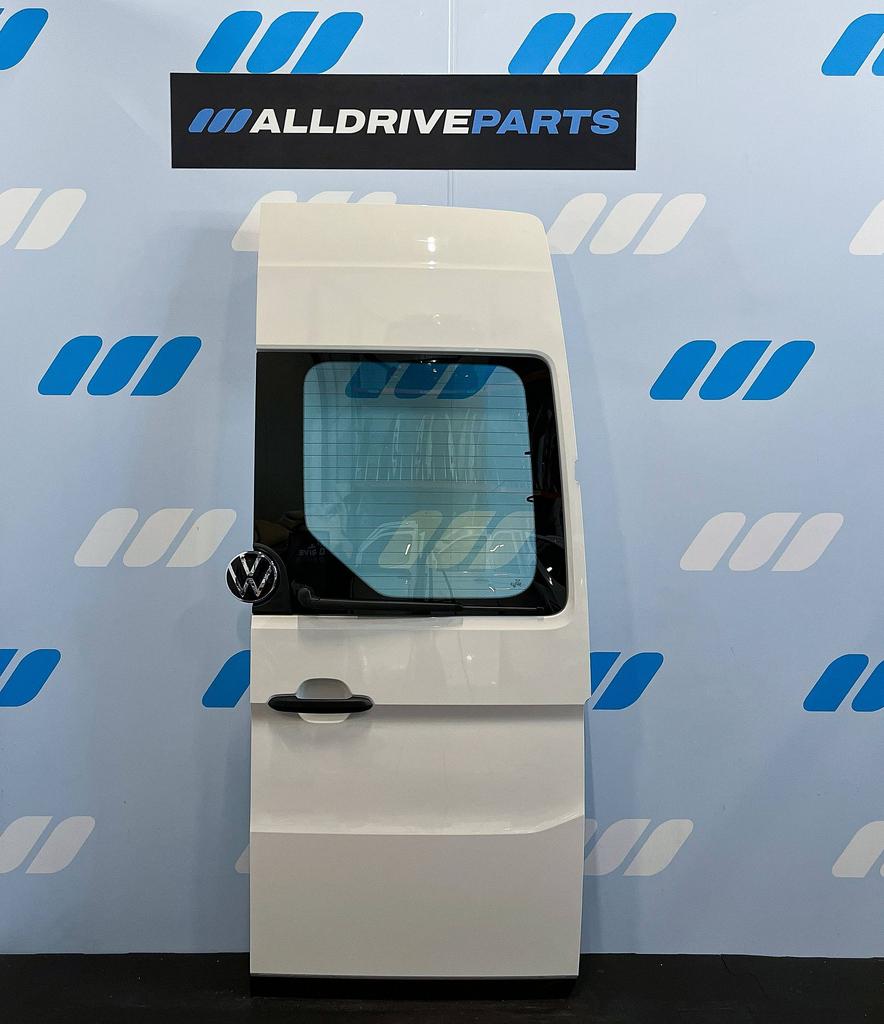 VW Crafter achterdeur rechts ruit H2 LB9A wit 7C3827092BL, Gebruikt, -, Deur, -