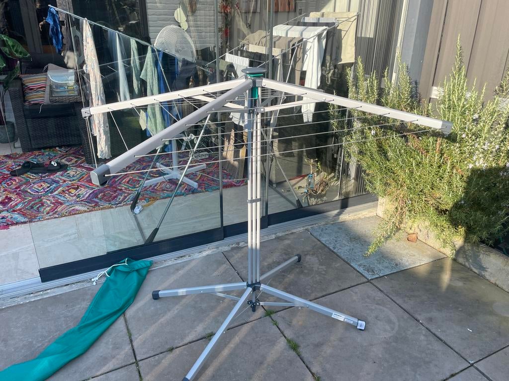 Droogrek met standaard, Tuin en Terras, Droogmolens en Wasrekken, Ophalen of Verzenden, Gebruikt, Wasrek