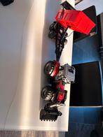 Rode tractor met kiep kar, Ophalen of Verzenden, Zo goed als nieuw