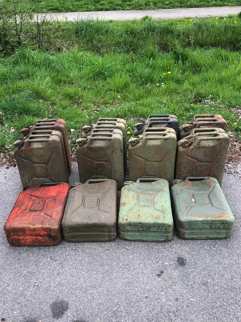 WW2 US 20 liter Jerrycan voor ww2 display, Ophalen of Verzenden, Landmacht, Amerika, Overige typen