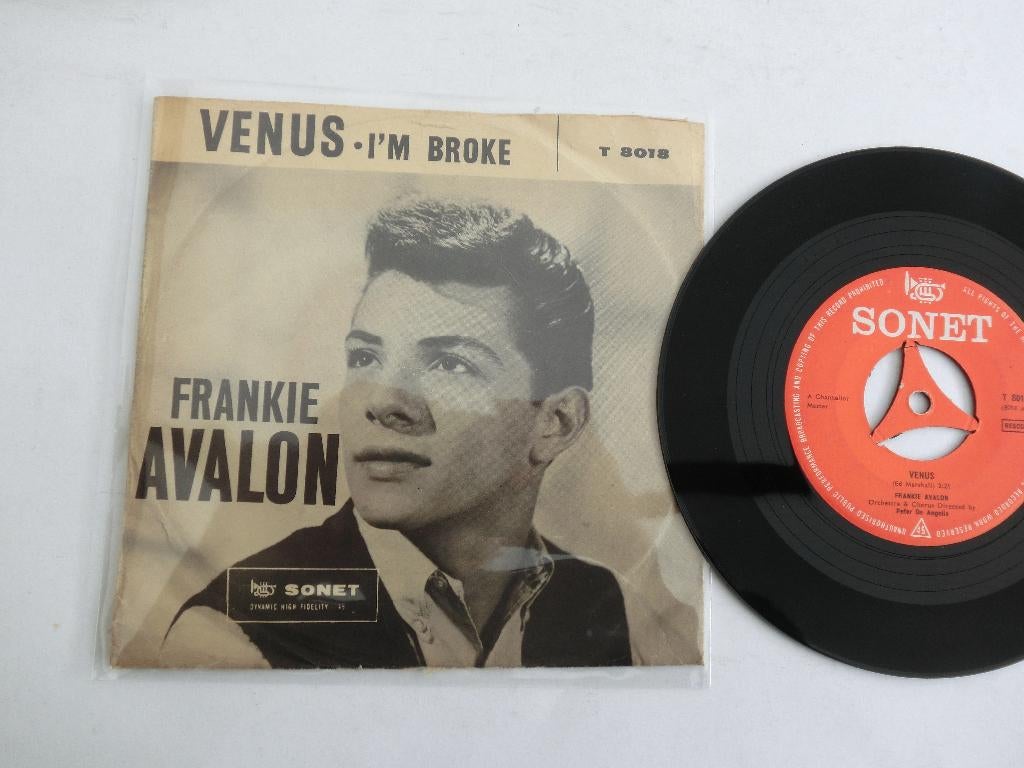 Frankie Avalon Venus, 7 inch, Single, Ophalen of Verzenden, Zo goed als nieuw