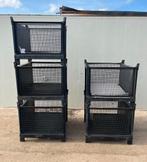 Partij metalen stapelbakken, opslagbakken, Ophalen, 100 cm of meer, 60 cm of meer, Bak of Kist