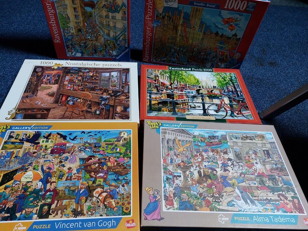 Puzzels, Ophalen, 500 t/m 1500 stukjes, Zo goed als nieuw