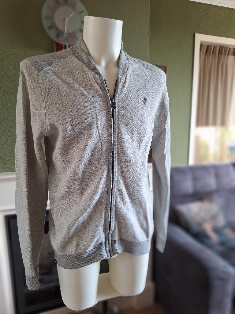 Vanguard heren vest licht grijs met rits mt M, Zo goed als nieuw, Vanguard, Grijs, Verzenden