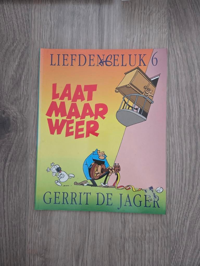 Liefdengeluk 6: Laat Maar Weer - Gerrit de Jager, Gerrit de Jager, Eén stripboek, Ophalen of Verzenden, Zo goed als nieuw