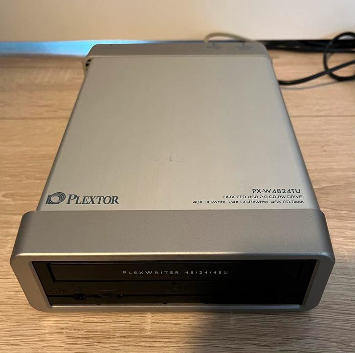 Plextor externe cd-speler/brander pxw4824tu, Computers en Software, Vintage Computers, Ophalen of Verzenden