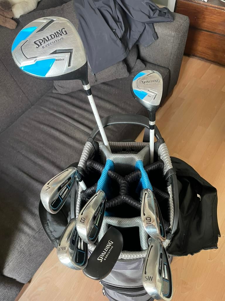 Zgan Spalding dames golfset met zgan cartbag, Sport en Fitness, Golf, Ophalen of Verzenden, Zo goed als nieuw, Set