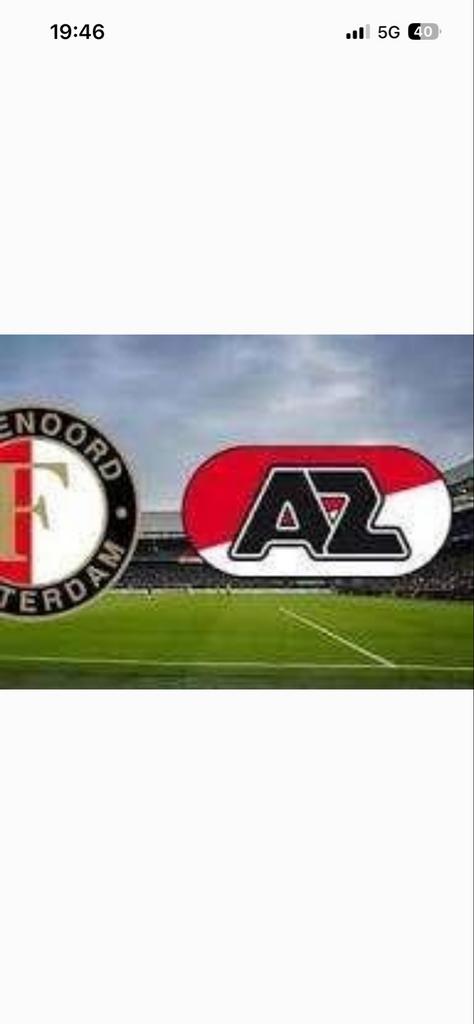Gezocht Feyenoord az tickets, Losse kaart, Drie personen of meer, Mei