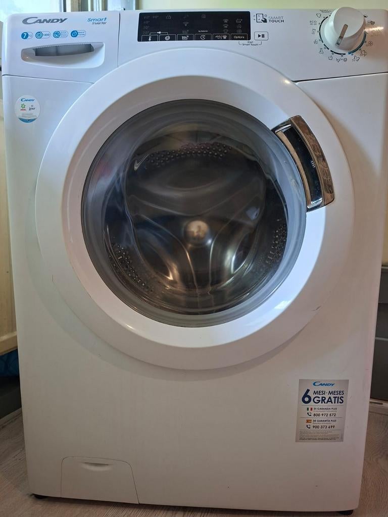 Candy Smart Inverter wasmachine 7 kg, Witgoed en Apparatuur, Wasmachines, 6 tot 8 kg, Ophalen, Zo goed als nieuw, Voorlader