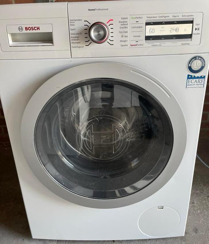 Prachtige Bosch Home Professional 8KG Wasmachine A+++, 8 tot 10 kg, Ophalen of Verzenden, Voorlader, 85 tot 90 cm