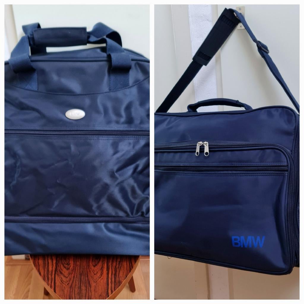 BMW tassen weekend tas sport tas BMW logo blauw zeldzaam, Ophalen, Gebruikt, Gebruiksvoorwerp