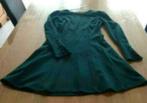 Donkergroene getailleerde jurk van ZARA maat S, Kleding | Dames, Zara, Ophalen of Verzenden, Zo goed als nieuw, Maat 36 (S)