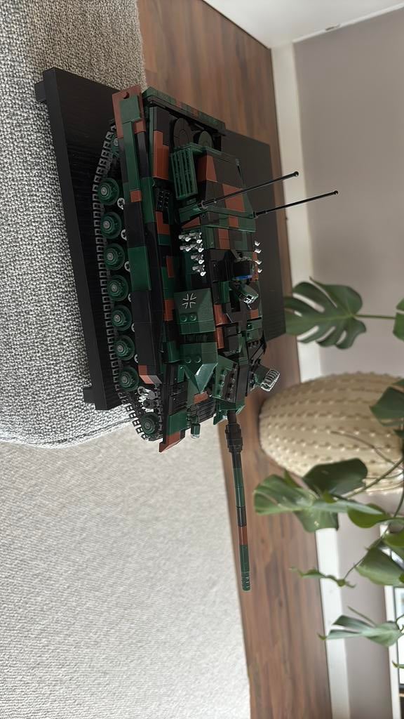 Tank speelgoed blokjes leger, Wandkapstok, Ophalen of Verzenden, Zo goed als nieuw, Minder dan 100 cm