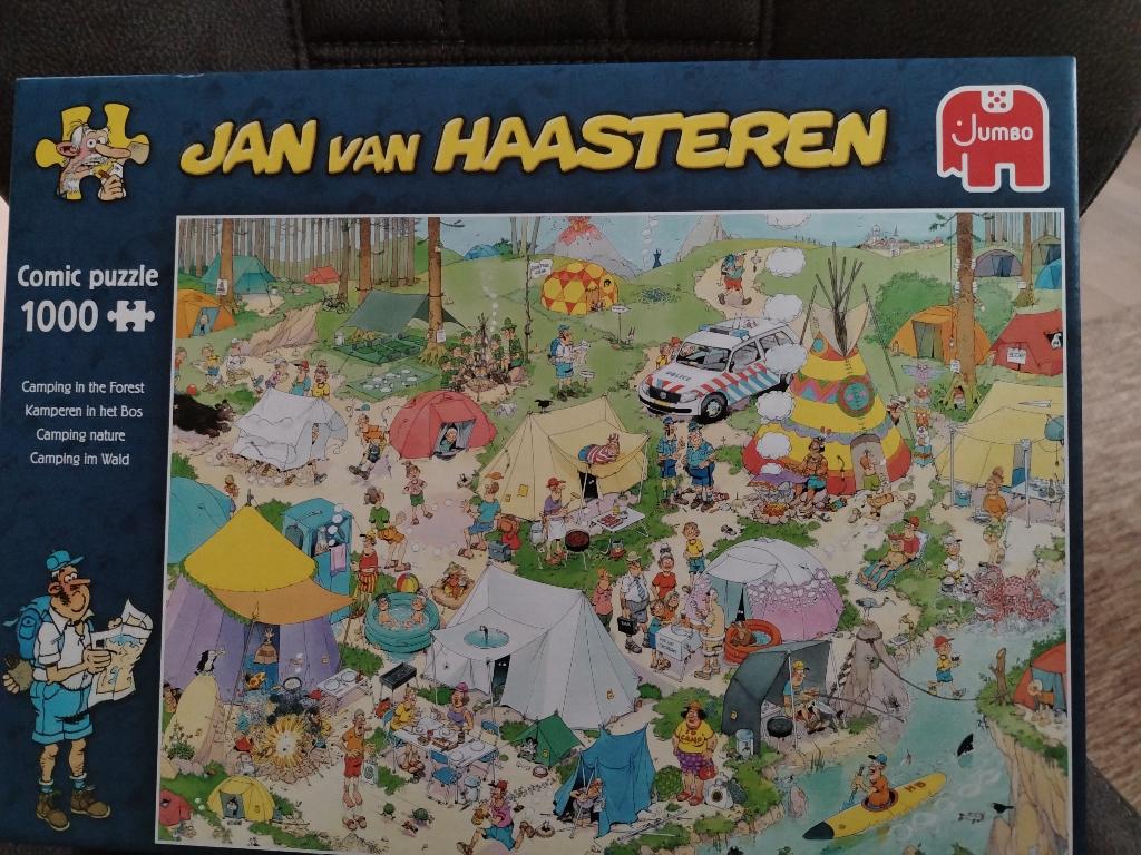 Jan van Haasteren puzzel 1000 stukjes, Hobby en Vrije tijd, Ophalen of Verzenden, 500 t/m 1500 stukjes, Zo goed als nieuw, Legpuzzel