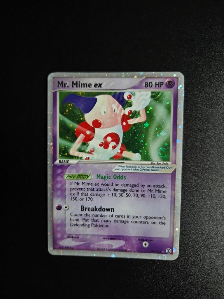 Mr. Mime 110/112 Pokemon Fire Red Leaf Green, Ophalen of Verzenden, Zo goed als nieuw, Booster, Foil