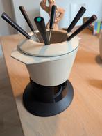 le creuset foundue set, Ophalen, Zo goed als nieuw, Gietijzer, Overige typen