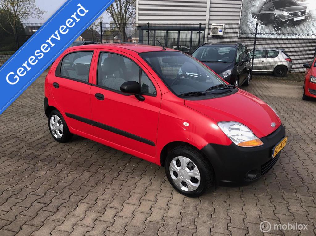 Chevrolet Matiz 0.8 Pure 1eig ..63.361 Km N.a.p Nw apk, Auto's, Chevrolet, Voorwielaandrijving, Stof, Gebruikt, Zwart