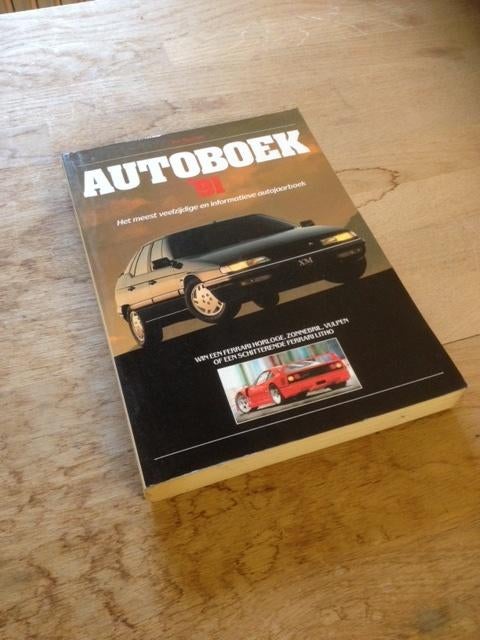 Autoboeken: Autoboek 1991  meest veelzijdige autojaarboek NL, Boeken, Ophalen of Verzenden, Nieuw, Ted Sluymer