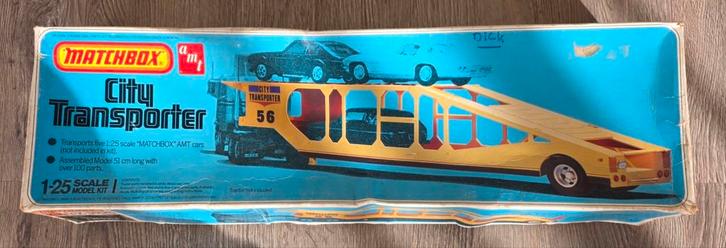 Matchbox City Transporter bouwmodel vintage, Hobby en Vrije tijd, Modelbouw | Auto's en Voertuigen, Gebruikt, Truck, Groter dan 1:32