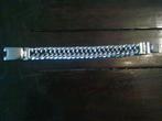 armband, Sieraden, Tassen en Uiterlijk, Armbanden, Ophalen, Zo goed als nieuw, Zilver, Staal