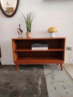 Vintage teakhouten tv audio meubel, jaren '60, Huis en Inrichting, Kasten | Televisiemeubels, Ophalen, Zo goed als nieuw, 25 tot 50 cm