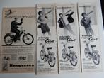 Husqvarna Standard/Piaggio brommer recl. uit tijdschriften., Ophalen of Verzenden, 1960 tot 1980, Buitenland, Knipsel(s)
