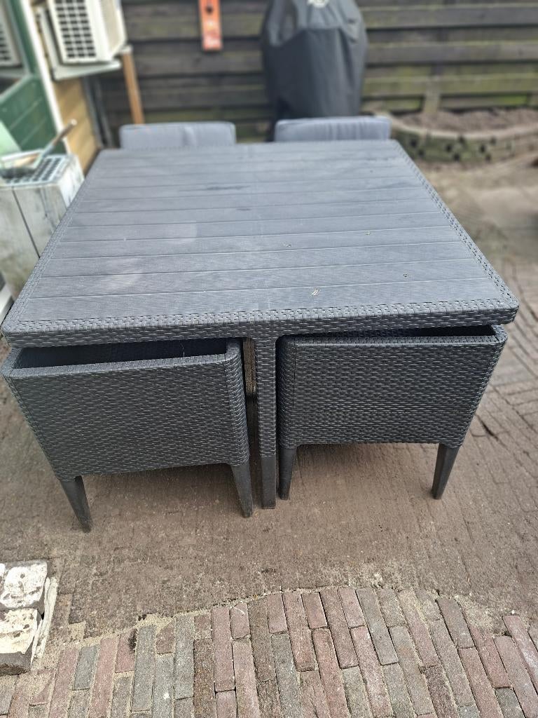 Tuinset, Ophalen, 4 zitplaatsen, Gebruikt, Tuinset