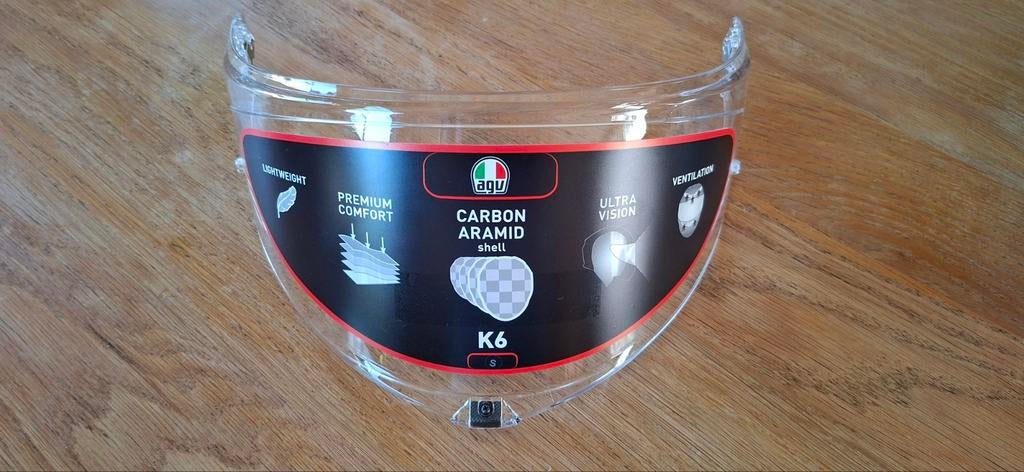 AGV K6 S Vizier - Nieuw, Motoren, Kleding | Motorhelmen, Dames, Ophalen of Verzenden, Nieuw zonder kaartje, S