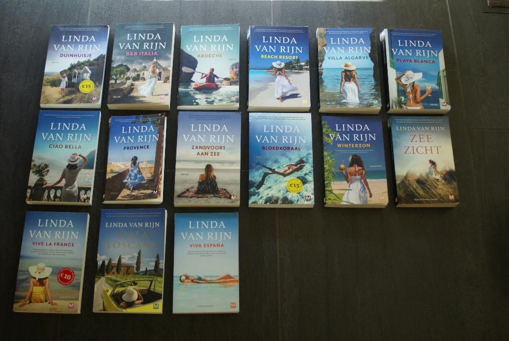 LINDA van RIJN (Diverse oa B&B Italia/ Ardèche/ Beach resort, Linda van Rijn, Ophalen of Verzenden, Zo goed als nieuw, Nederland