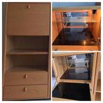 Houten kast met bar en licht MOET ZSM WEG, Ophalen, Gebruikt