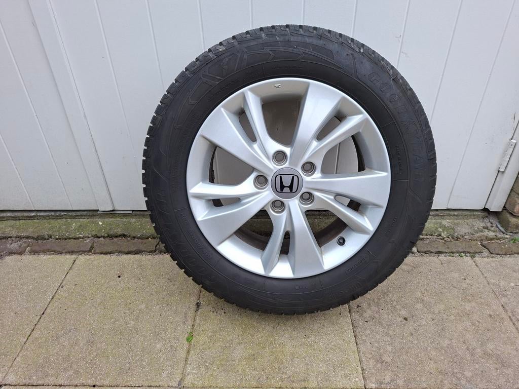 Set winterbanden incl lichtmetalen velgen., 16 inch, Banden en Velgen, 225 mm, Winterbanden