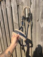 Eskadron halster V/FULL navy fauxfur bont blauw., Dieren en Toebehoren, Ophalen of Verzenden, Zo goed als nieuw, Overige soorten