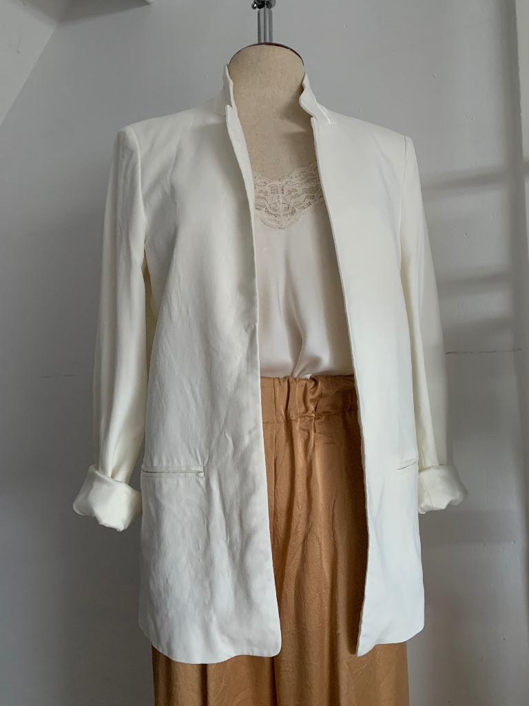 Zadig & Voltaire blazer jasje wit ecru beige 40= 38/M - 40/L, Maat 38/40 (M), Zadig & Voltaire, Verzenden, Wit
