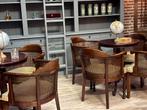 6 Klassieke thonet cafe Eiken Eetkamerstoelen, Ophalen
