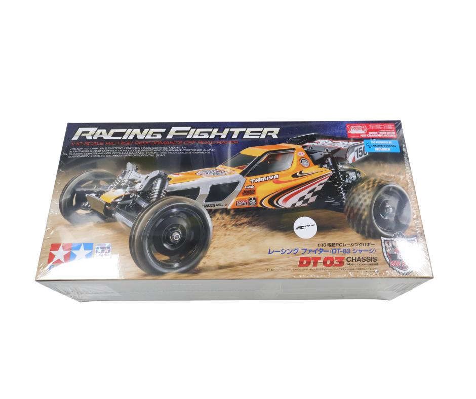 Tamiya Racing Fighter (DT-03) 1/10 RC 58628, Elektro, Auto offroad, Nieuw, Ophalen of Verzenden