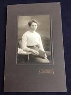 Kabinetfoto, Dame, PIETER STEK, DELFT, Antieke foto, Ophalen of Verzenden, Voor 1940, Gebruikt, Foto