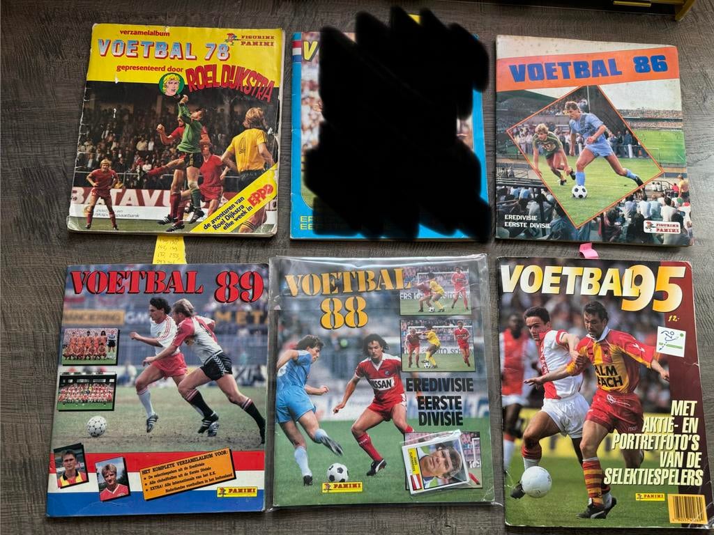 Panini Voetba eredivisie 1978, 1986,1989,, Ophalen of Verzenden, Zo goed als nieuw, Meerdere stickers