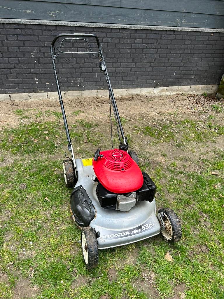 Honda HRS 536 C mulch grasmaaier, Tuin en Terras, Grasmaaiers, Ophalen, Gebruikt