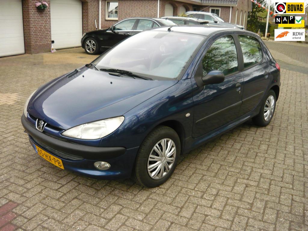 Peugeot 206 1.4 Gentry, Auto's, Voorwielaandrijving, Stof, 4 cilinders, Blauw