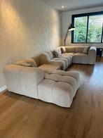 Luxe Lusso Living U-vorm Sofa NUAGE Light Beige - Nieuw!, Ophalen, Minder dan 75 cm, Hoekbank, Moderne licht beige bank