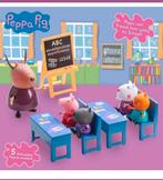 Peppa pig en vriendjes naar school, compleet set, Ophalen of Verzenden, Zo goed als nieuw, Overige typen
