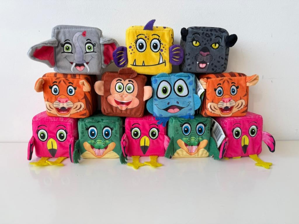 Knuffel Jungle Mini's / Junglemini's 12x / Lidl 2021, Ophalen of Verzenden, Zo goed als nieuw, Overige typen