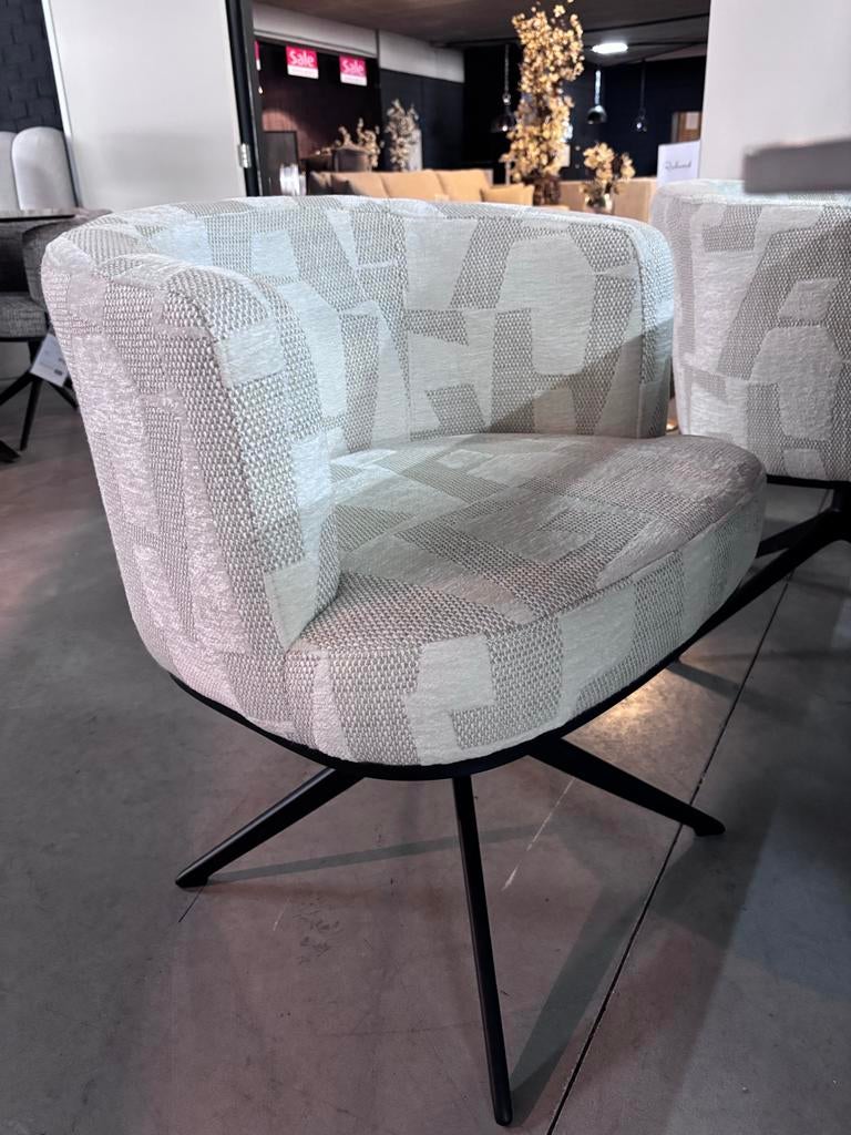 Richmond Interiors Cheyenne Eetkamerstoelen met Draaifunctie, Ophalen, Overige kleuren, Zo goed als nieuw, Vier