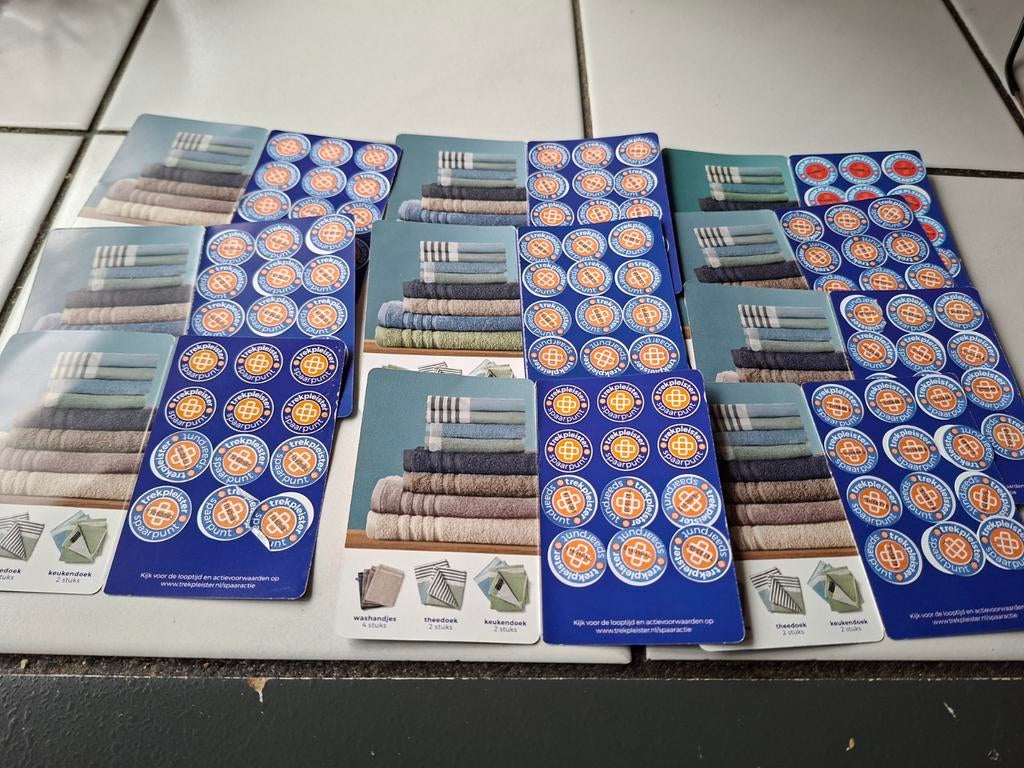 10 volle spaarkaarten Trekpleister, Hobby en Vrije tijd, Spaarzegeltjes, Ophalen of Verzenden, Winkel, Super of Benzinepomp, Volle spaarkaart