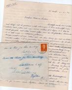 Brief Maastricht naar Stokkem Klinkenberg Zegel 10c 1951, Ophalen of Verzenden, Zo goed als nieuw