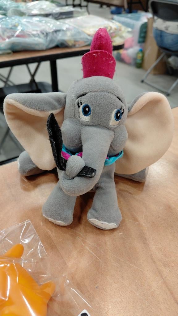 Disney dumbo knuffel vintage, Ophalen of Verzenden, Zo goed als nieuw, Overige typen