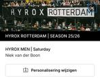 Hyrox Rotterdam zaterdag | Men open 9:00, Eén persoon
