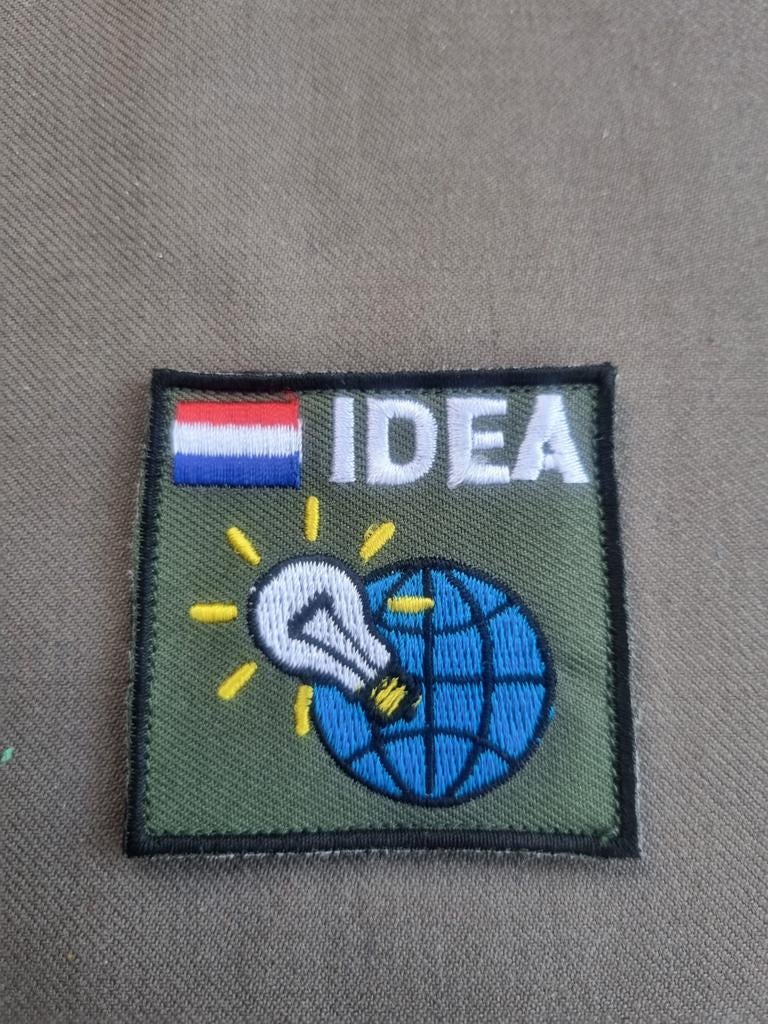 Borstpatch IDEA, Ophalen of Verzenden, Luchtmacht, Nederland, Embleem of Badge