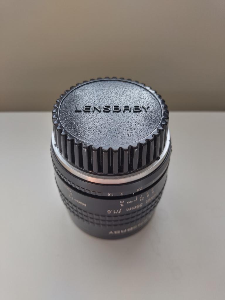 Lensbaby Velvet 56mm f/1.6 voor Canon EF, Ophalen of Verzenden, Gebruikt, Overige typen